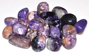 1 lb Charoite tumbled stones 1 lb Charoite tumbled stones